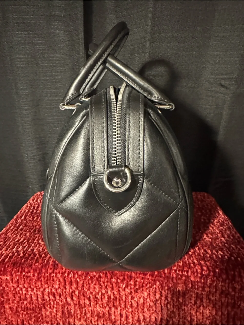 Coach Rowan Satchel Leather Purse With Puffy Diamond Quilting - Picture 4 of 15